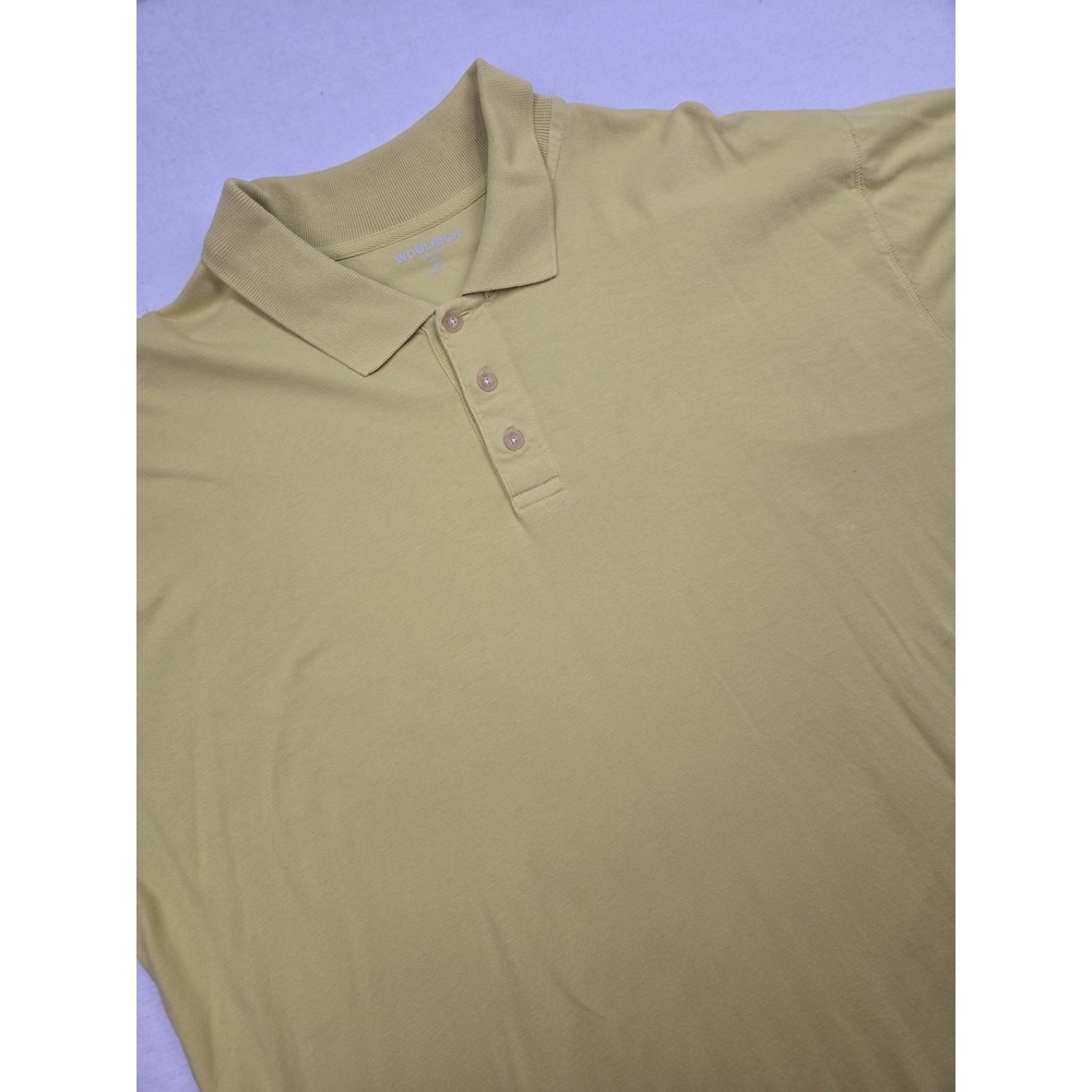 Woolrich Men's 2XL Apple Green Short Sleeve Cotton Polo Shirt